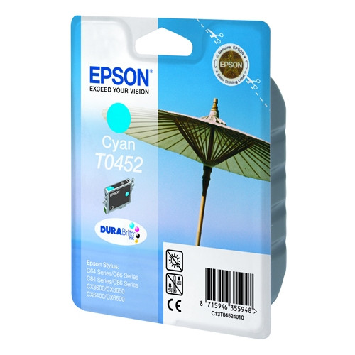 Epson T0452 niebieski, oryginalny C13T04524010 022470 - 1