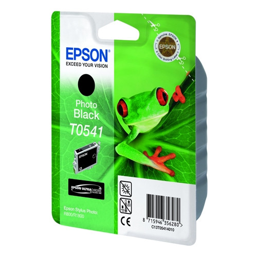 Epson T0541 foto czarny, oryginalny C13T05414010 022670 - 1