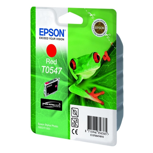 Epson T0547 intensywna czerwień, oryginalny C13T05474010 022750 - 1