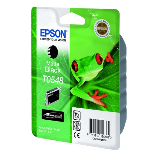 Epson T0548 matowy czarny, oryginalny C13T05484010 022770 - 1