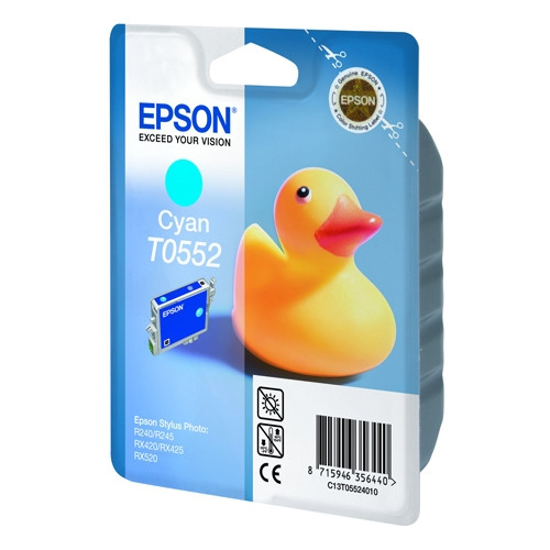 Epson T0552 niebieski, oryginalny C13T05524010 022870 - 1