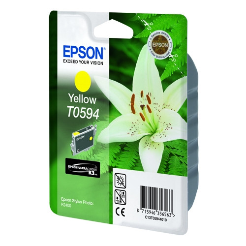 Epson T0594 tusz żółty, oryginalny C13T05944010 022965 - 1