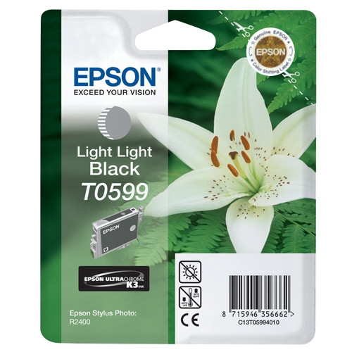 Epson T0599 tusz bardzo jasnoczarny, oryginalny C13T05994010 022990 - 1