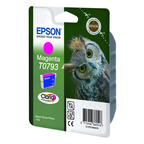 Epson T0793 tusz czerwony, oryginalny C13T07934010 023130 - 1