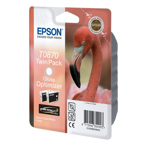 Epson T0870 optymalizator połysku 2 sztuki, oryginalny C13T08704010 023300 - 1
