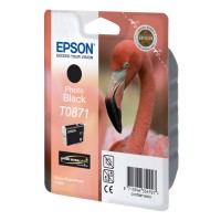 Epson T0871 tusz foto czarny, oryginalny C13T08714010 023302