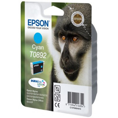 Epson T0892 tusz niebieski, oryginalny C13T08924011 023318 - 1