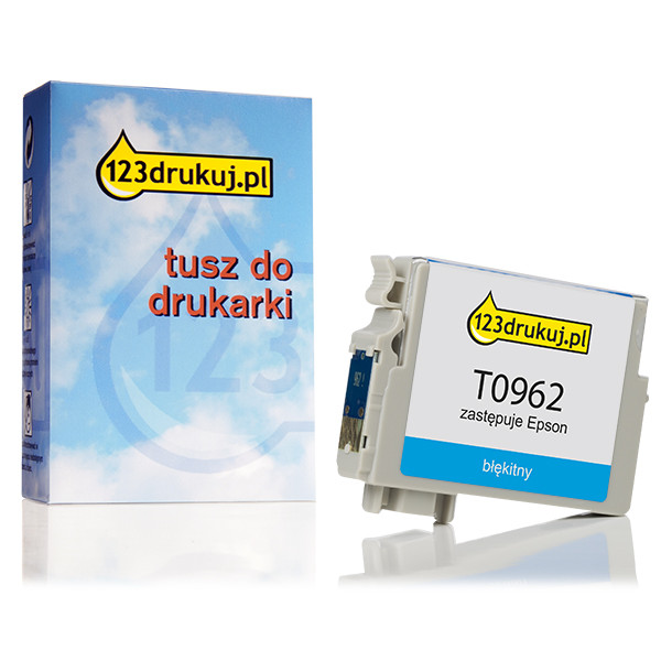 Epson T0962 tusz niebieski  (wersja 123drukuj) C13T09624010C 023329 - 1