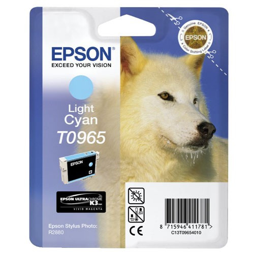 Epson T0965 tusz jasnoniebieski, oryginalny C13T09654010 023334 - 1