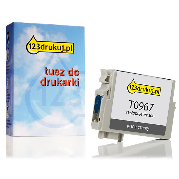 Epson T0967 tusz jasny czarny  (wersja 123drukuj) C13T09674010C 023339 - 1