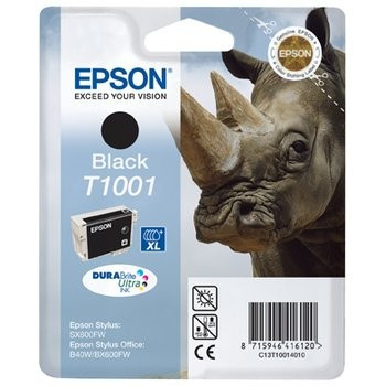 Epson T1001 tusz czarny, oryginalny C13T10014010 026218 - 1