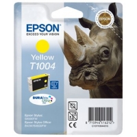 Epson T1004 tusz żółty, oryginalny C13T10044010 026224