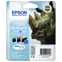 Epson T1006 MultiPack - 3 tusze kolorowe, oryginalne C13T10064010 026226