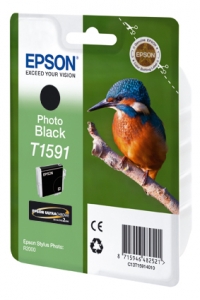 Epson T1591 tusz foto czarny, oryginalny C13T15914010 026386