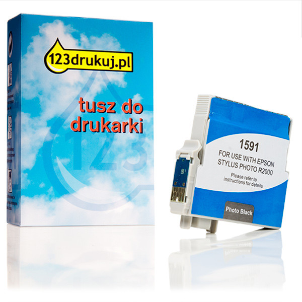 Epson T1591 tusz foto czarny, wersja 123drukuj C13T15914010C 026387 - 1