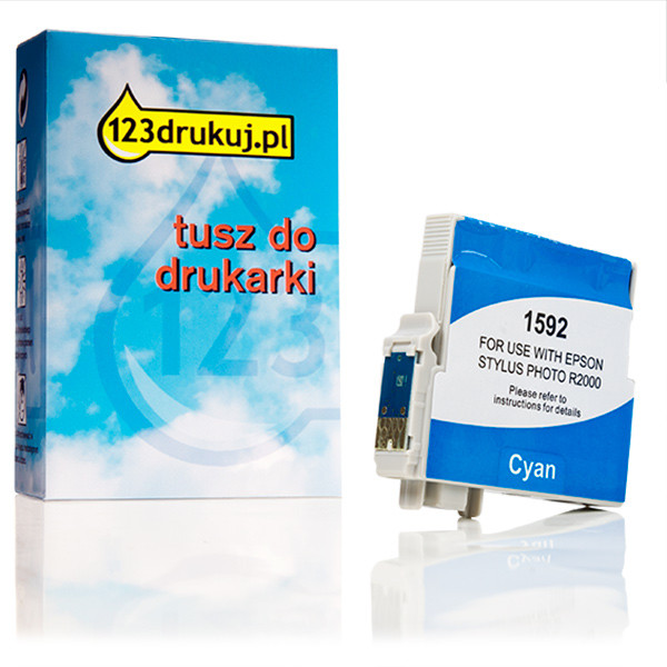 Epson T1592 tusz niebieski, wersja 123drukuj C13T15924010C 026389 - 1