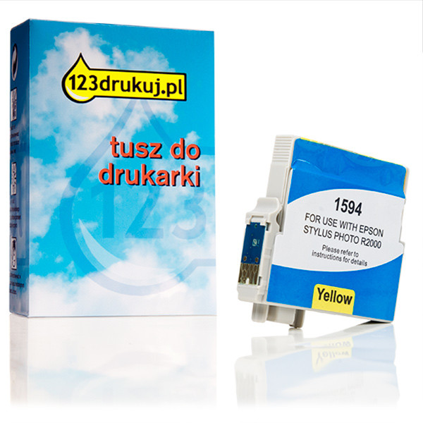 Epson T1594 tusz żółty, wersja 123drukuj C13T15944010C 026393 - 1