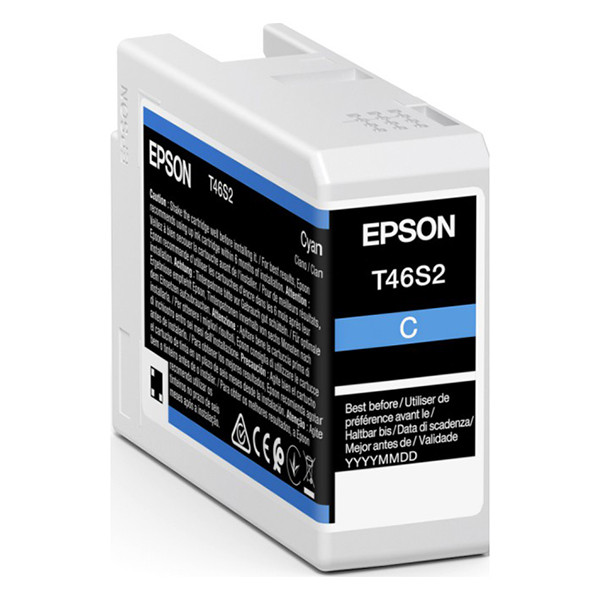 Epson T46S2 tusz niebieski, oryginalny C13T46S200 083492 - 1