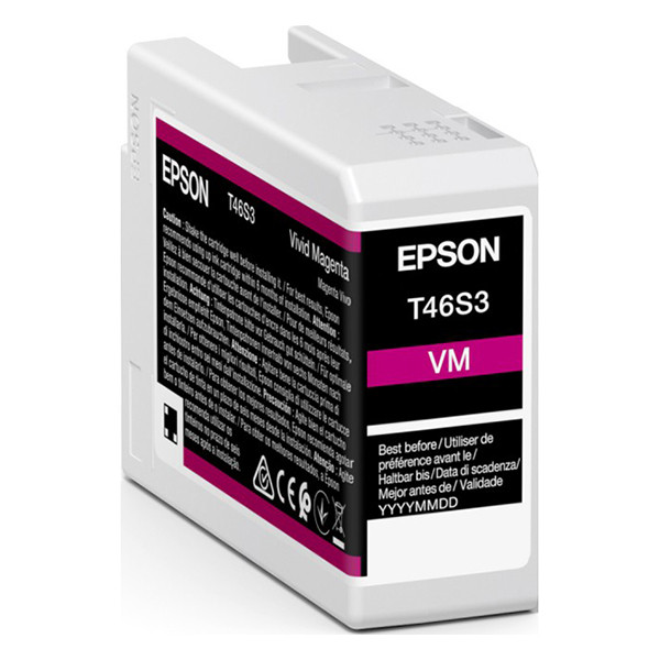 Epson T46S3 tusz czerwony, oryginalny C13T46S300 083494 - 1