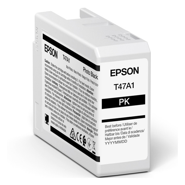 Epson T47A1 tusz czarny fotograficzny, oryginalny C13T47A100 083510 - 1