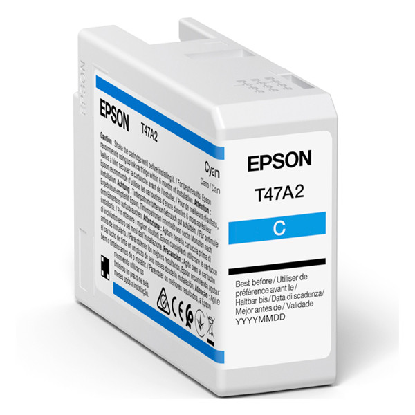 Epson T47A2 tusz niebieski, oryginalny C13T47A200 083512 - 1