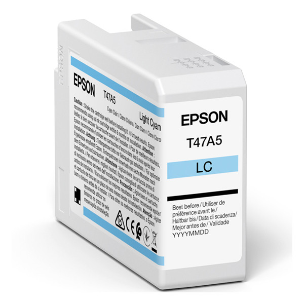 Epson T47A5 tusz jasnoniebieski, oryginalny C13T47A500 083518 - 1