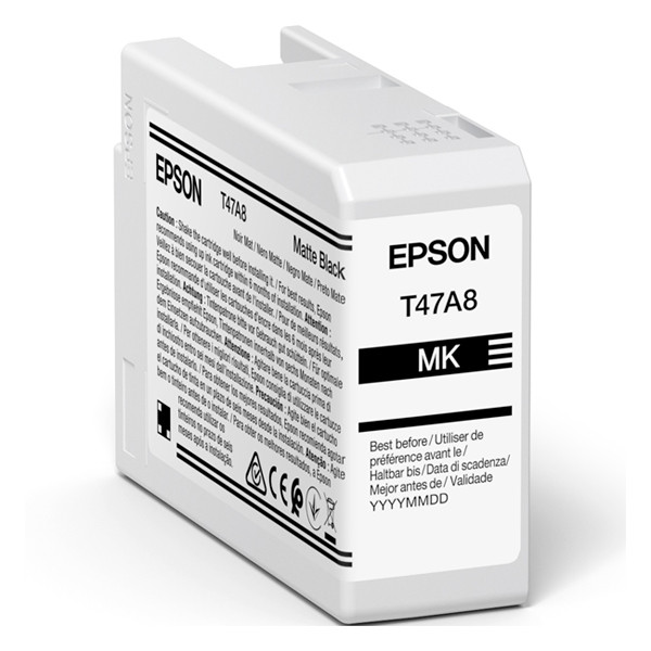 Epson T47A8 tusz czarny matowy, oryginalny C13T47A800 083508 - 1