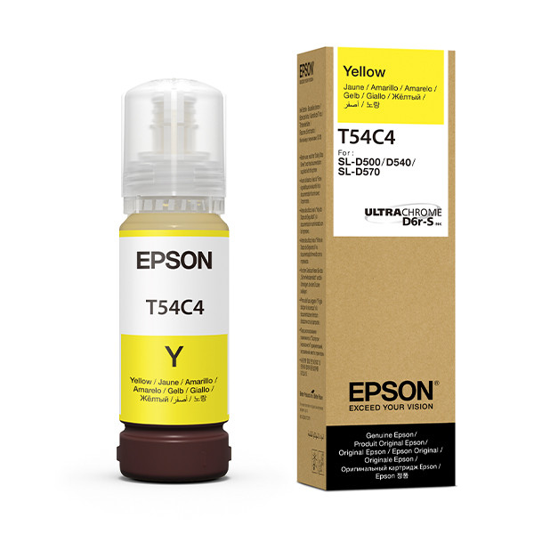 Epson T54C tusz żółty, oryginalny C13T54C420 083670 - 1