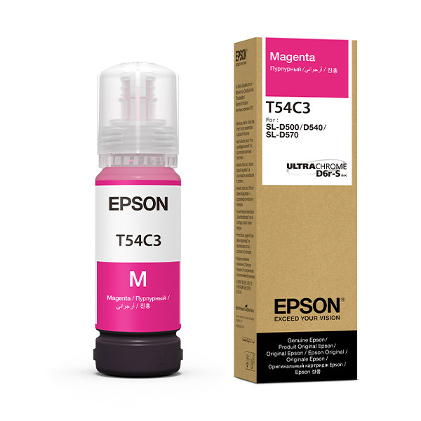 Epson T54C tusz czerwony, oryginalny C13T54C320 083668 - 1