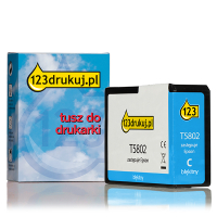 Epson T5802 tusz niebieski, wersja 123drukuj C13T580200C 025906