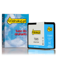 Epson T5805 tusz jasnoniebieski, wersja 123drukuj C13T580500C 025921