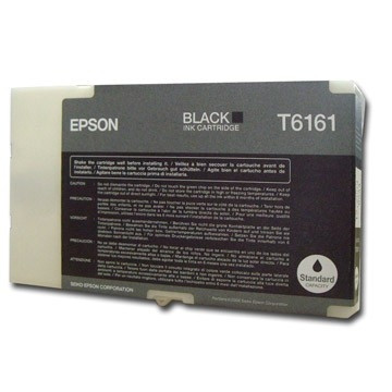 Epson T6161 tusz czarny, oryginalny C13T616100 026166 - 1