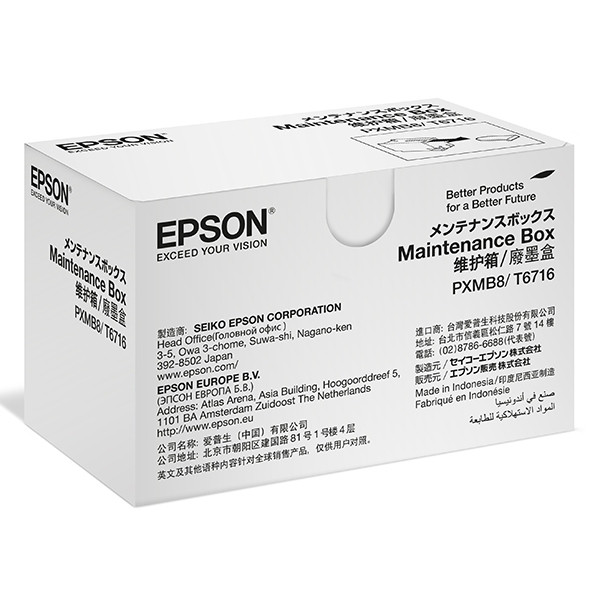 Epson T6716 pojemnik na zużyty tusz, oryginalny C13T671600 025970 - 1
