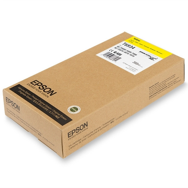 Epson T6934 tusz żółty, zwiększona pojemność, oryginalny C13T693400 026558 - 1