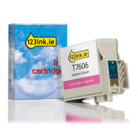 Epson T7606 tusz żywy jasnoczerwony, wersja 123drukuj