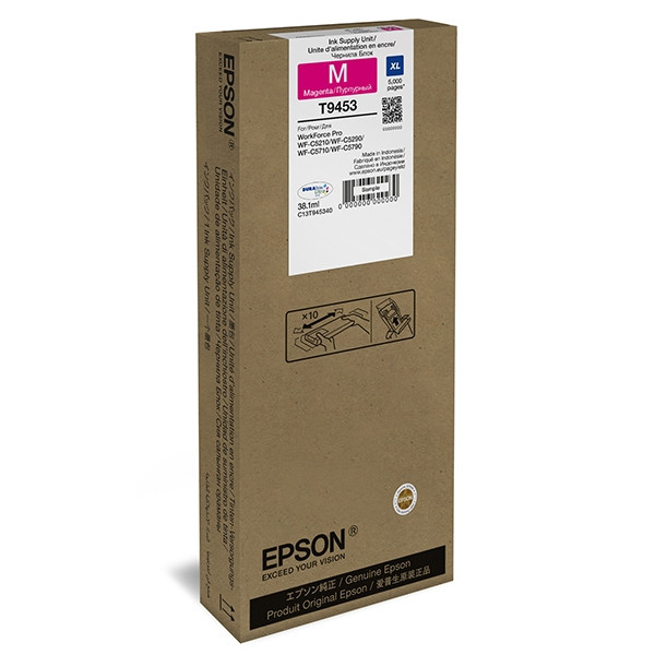 Epson T9453 tusz czerwony o zwiększonej pojemności, oryginalny C13T945340 025964 - 1