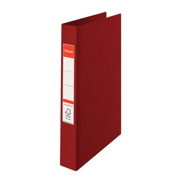 Esselte Segregator ESSELTE A4 z 2 kółkami grzbiet 42 mm bordowy 14456 203774 - 1
