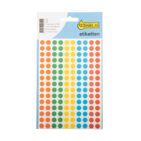 Etykiety do znakowania okrągłe kolorowe (450 etykiet, fi 8 mm), 123drukuj 1831C 3090C AV-PSA08MXC 301466