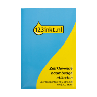 Etykiety tekstylne samoprzylepne | 200 etykiet | 50 x 80 mm, 123drukuj 302325