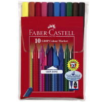 Faber-Castell Flamastry Faber-Castell GRIP 10 kol. 155310FC 246572