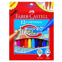 Faber-Castell Flamastry "chowające się" Faber-Castell 12 kol. 150112FC 246571