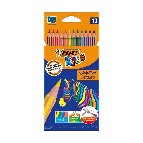 Faber-Castell Kredki ołówkowe Bic Kids 12 szt. 120112FC 246444 - 1