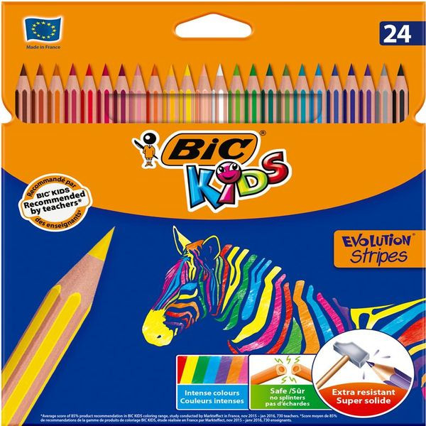 Faber-Castell Kredki ołówkowe Bic Kids 24 szt. 116612FC 246449 - 1