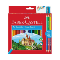 Faber-Castell Kredki ołówkowe Zamek 36 szt. + 3 kredki dwustronne z temperówką Faber-Castell 110336FC 246447