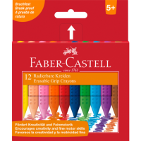 Faber-Castell Kredki woskowe Faber-Castell 12 szt., trójkątne 120043FC 246453