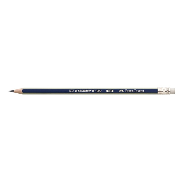 Faber-Castell Ołówek Faber-Castell Goldfaber 1222 z gumką (HB) FC-116800 220055 - 1