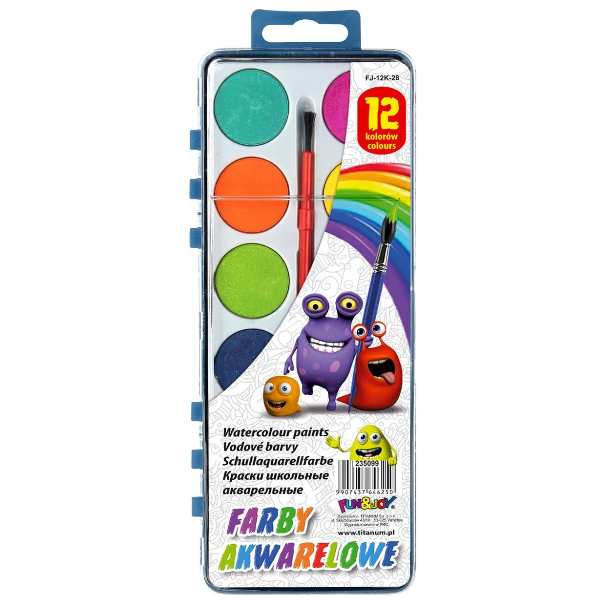 Farby akwarelowe 12 kol. 246420 - 1