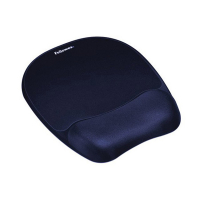 Fellowes Podkładka pod mysz Fellowes Memory Foam z poduszką pod nadgarstek, granatowa 9172801 213251