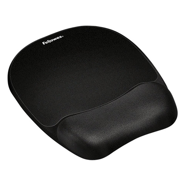 Fellowes Podkładka pod mysz Fellowes Memory foam z poduszką pod nadgarstek, czarna 9176501 213253 - 1