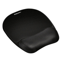 Fellowes Podkładka pod mysz Fellowes Memory foam z poduszką pod nadgarstek, czarna 9176501 213253